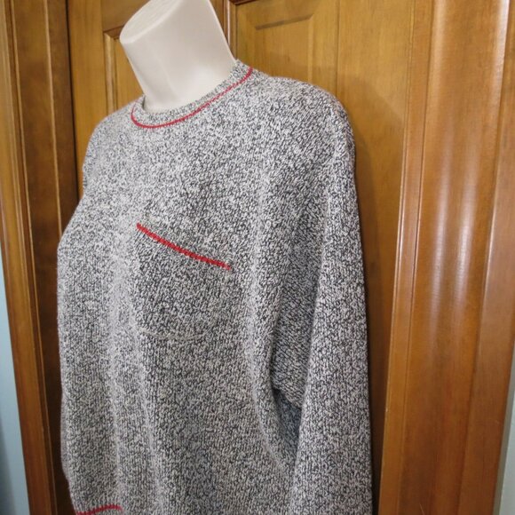 Coldwater Creek Brown Heather Sweater Crew Neck Long Sleeve Size Large - Picture 3 of 8